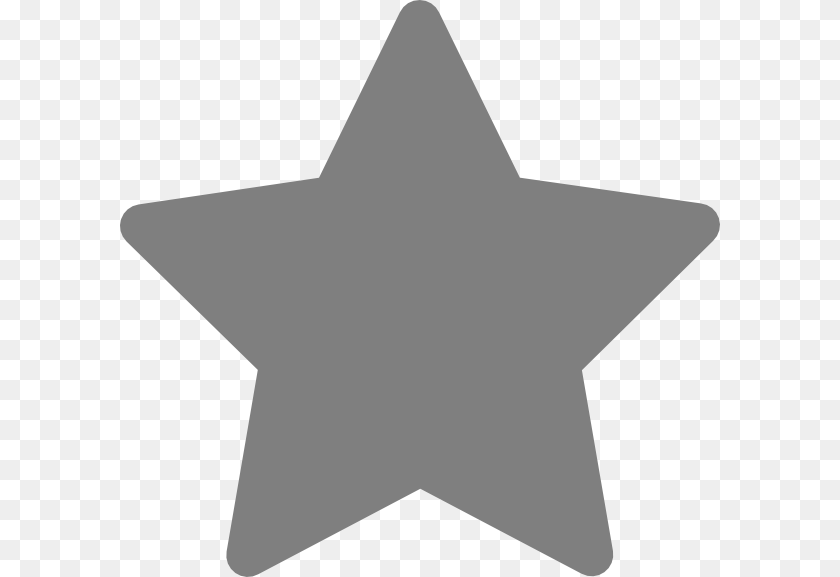 Grey Star Icon, Star Symbol, Symbol PNG