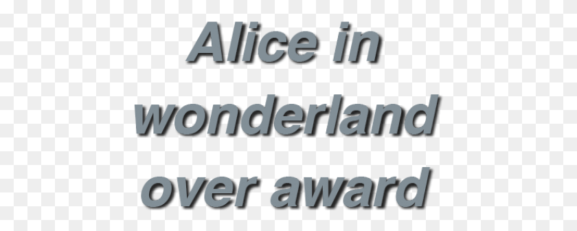 452x276 Grey Sub Head Alice In Wonderland Haleyora Powerindo, Text, Alphabet, Poster HD PNG Download