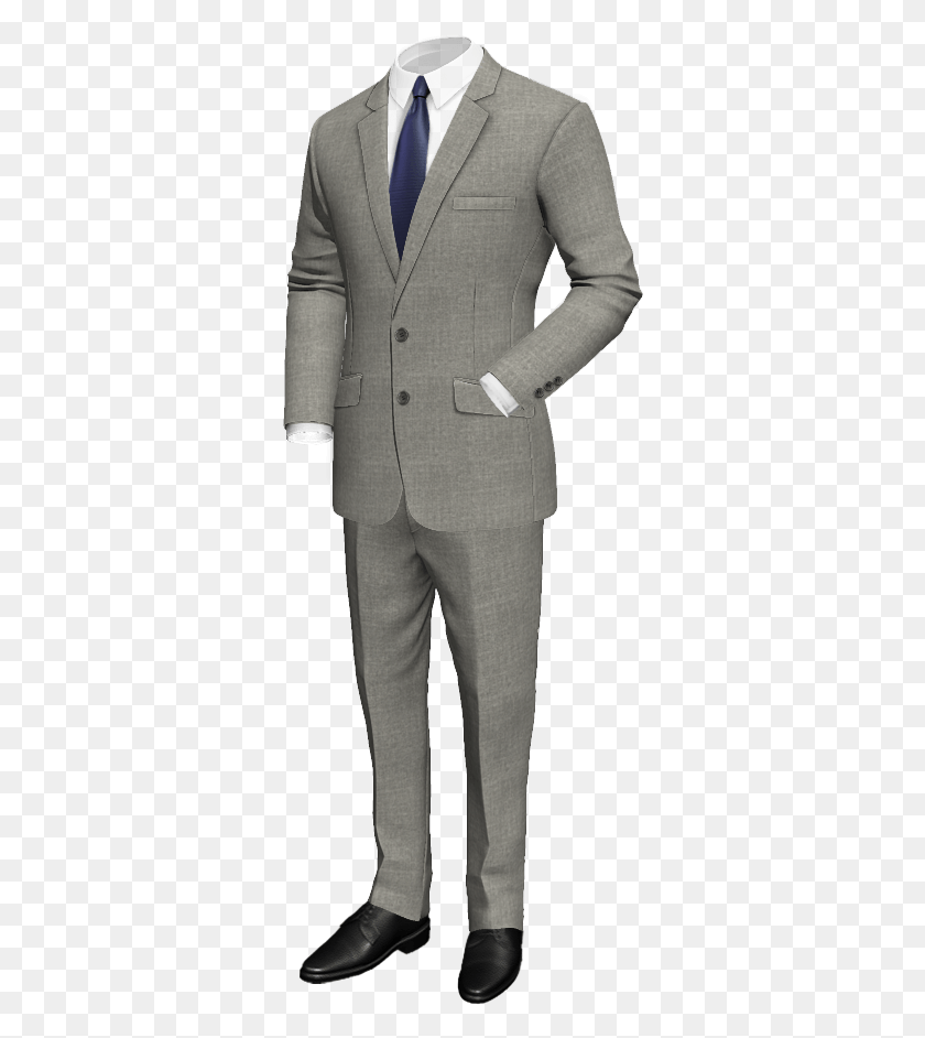 328x882 Grey Suit Grey Wool Suit Chex Suit For Man, Overcoat, Coat, Clothing HD PNG Download