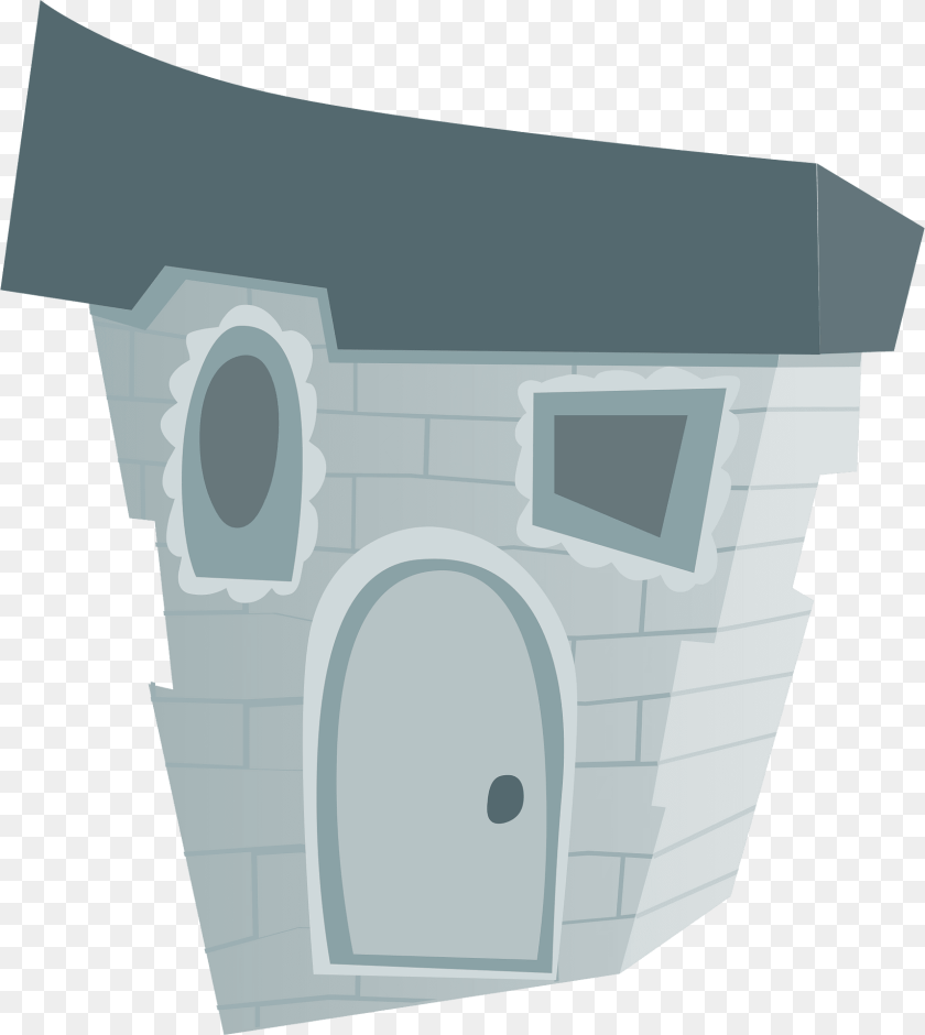 1716x1920 Grey Wacky Fantasy House Clipart, Dog House, Outdoors PNG