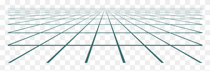 961x275 Grid Perspective Grid, Tarmac, Asphalt, Floor HD PNG Download