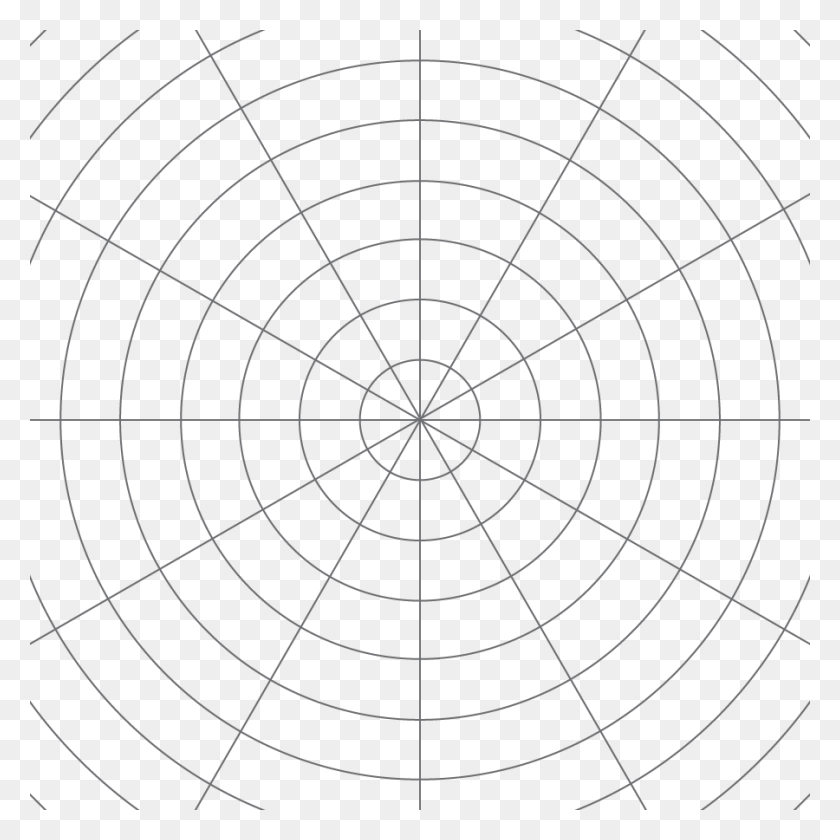 900x900 Grid Transparent Circle Proyecciones Horizontales O Azimutales, Spiral, Spider Web, Text HD PNG Download