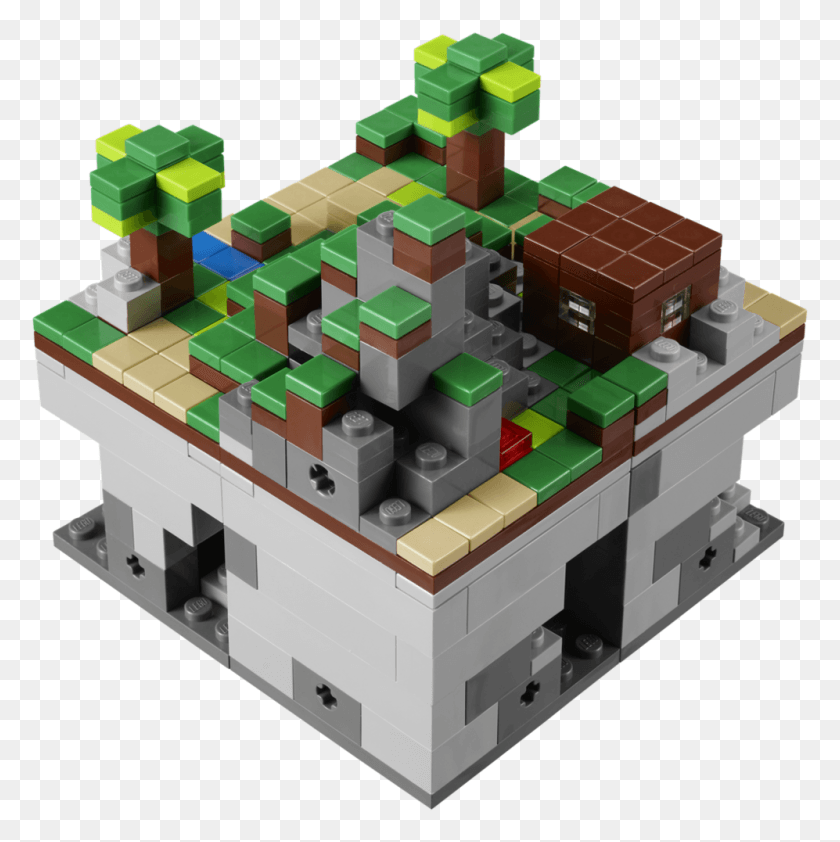 997x1000 Png Изображение - Grid View Lego Minecraft, Игрушка, Дом, Здание, Hd Png Скачать