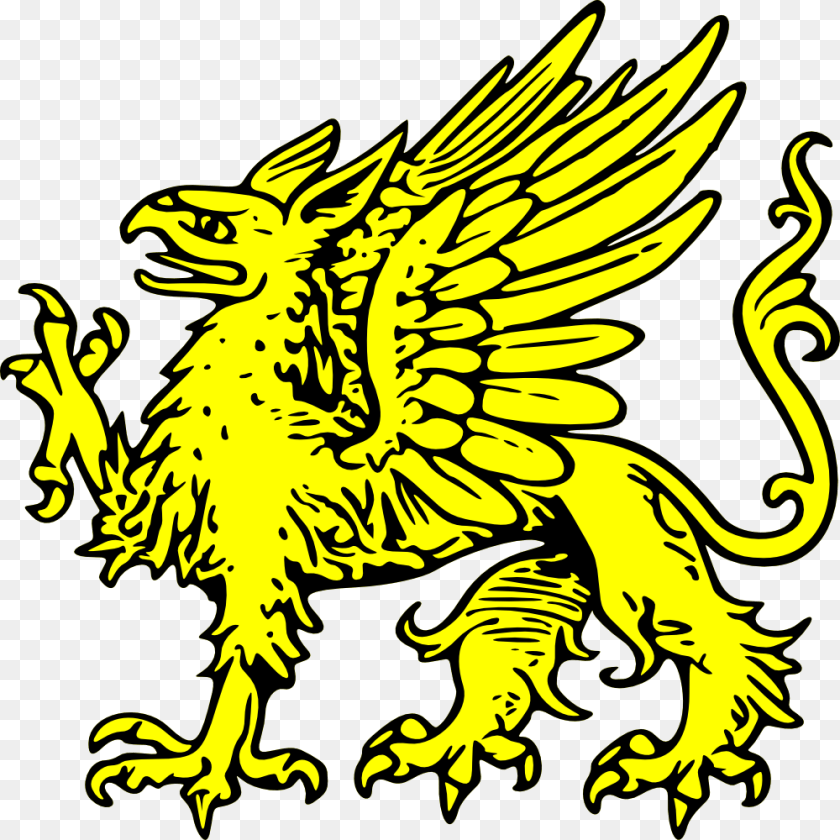 Griffin, Dragon Sticker PNG