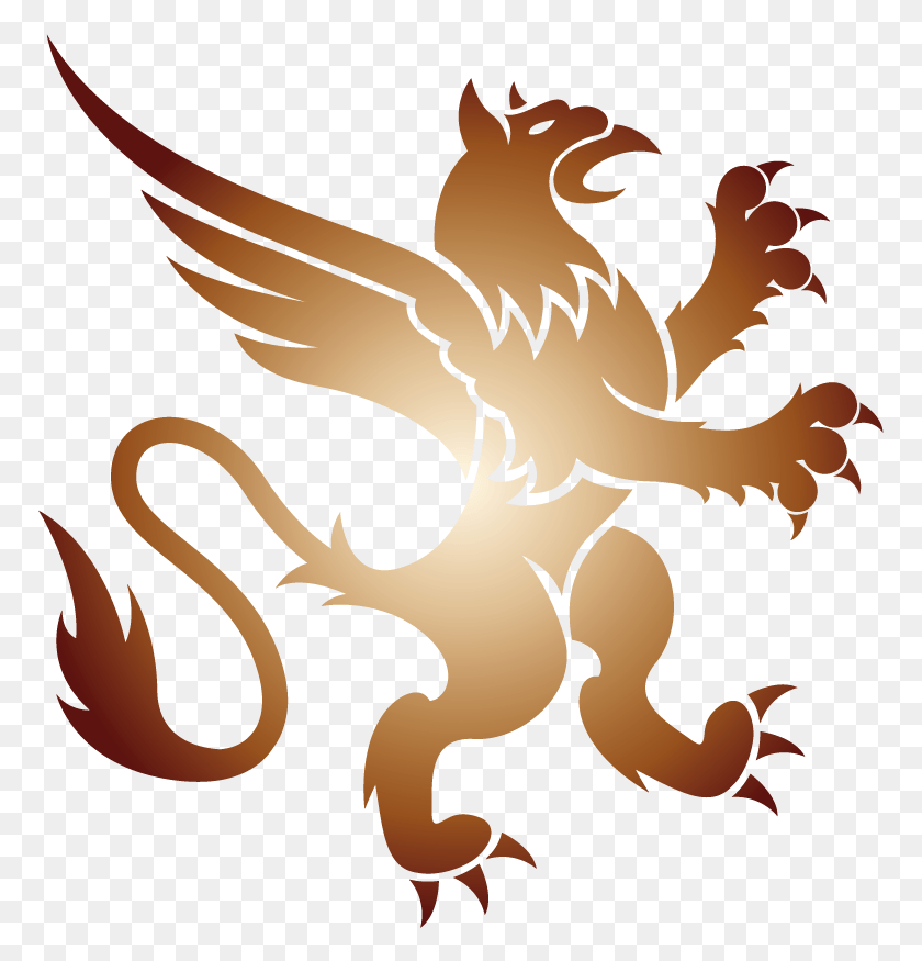 771x815 Griffin Clipart Crest Vector Graphics, Dragon HD PNG Download