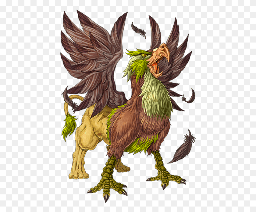 451x638 Griffin Transparent, Chicken, Poultry, Fowl HD PNG Download