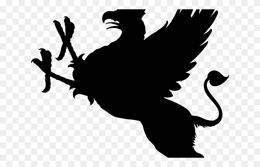 Griffin Transparent Images Silhouette Griffin Clip Art, Outdoors, Astronomy, Outer Space HD PNG Download
