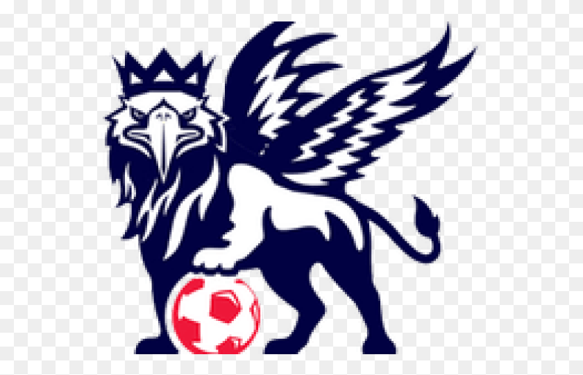 551x481 Griffin Transparent Images Soccer Logo With Lion, Soccer Ball, Ball, Football HD PNG Download