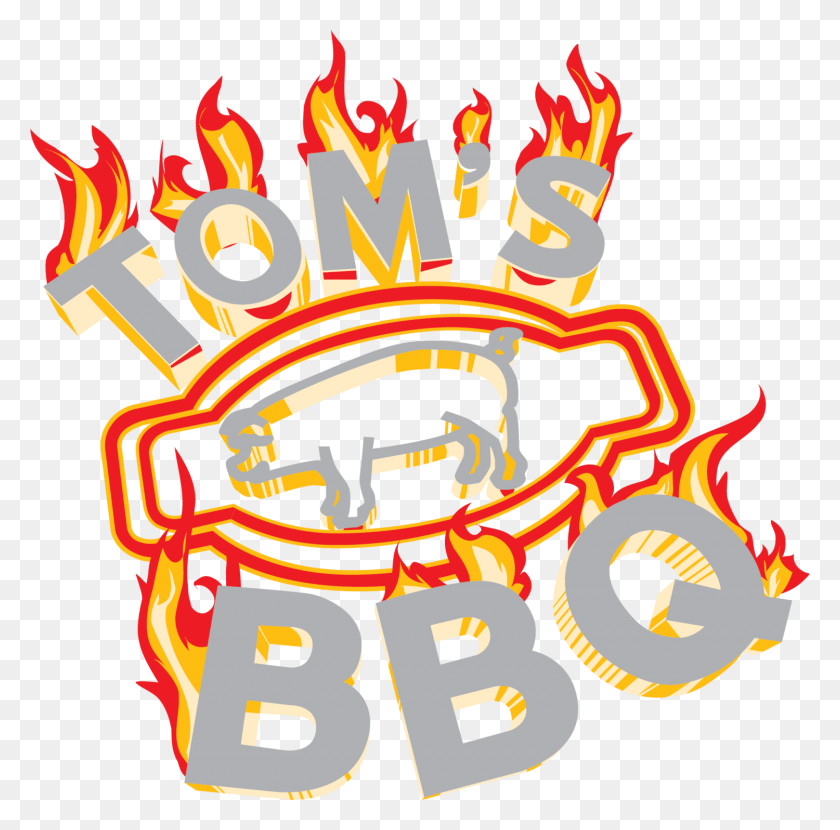1500x1482 Grill Clipart Southern Bbq Tom39s Bbq, Text, Fire, Flame HD PNG Download