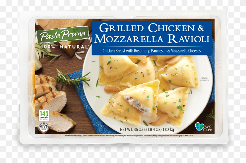775x497 Grilled Chicken Amp Mozzarella Ravioli Chicken And Cheese Ravioli Frozen, Pasta, Food, Ice Cream HD PNG Download