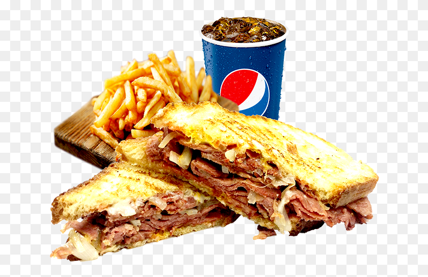 648x484 Grilled Corned Beef Panini Kfc Double Down Sandwich, Food, Fries, Burger HD PNG Download