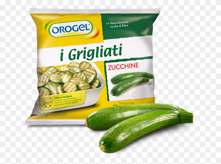653x564 Grilled Courgette Orogel Dolce Italia Piselli, Plant, Squash, Produce HD PNG Download