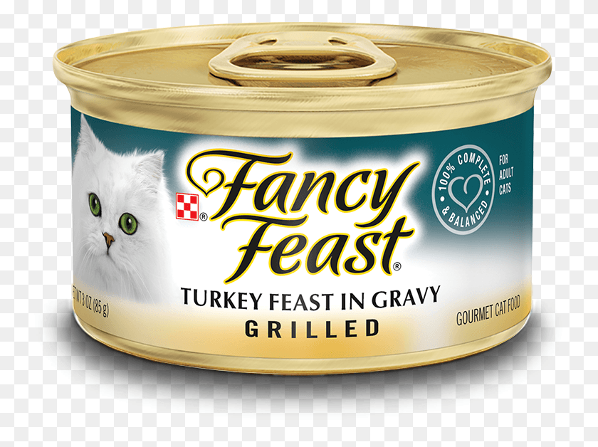 772x568 Grilled Turkey Feast In Gravy Fancy Feast Chunky Chicken, Tin, Can, Canned Goods HD PNG Download