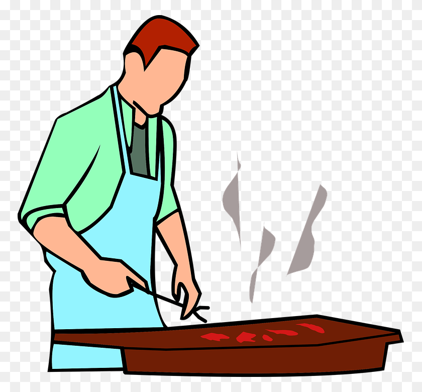 769x720 Grilling Images, Person, Human, Chef HD PNG Download