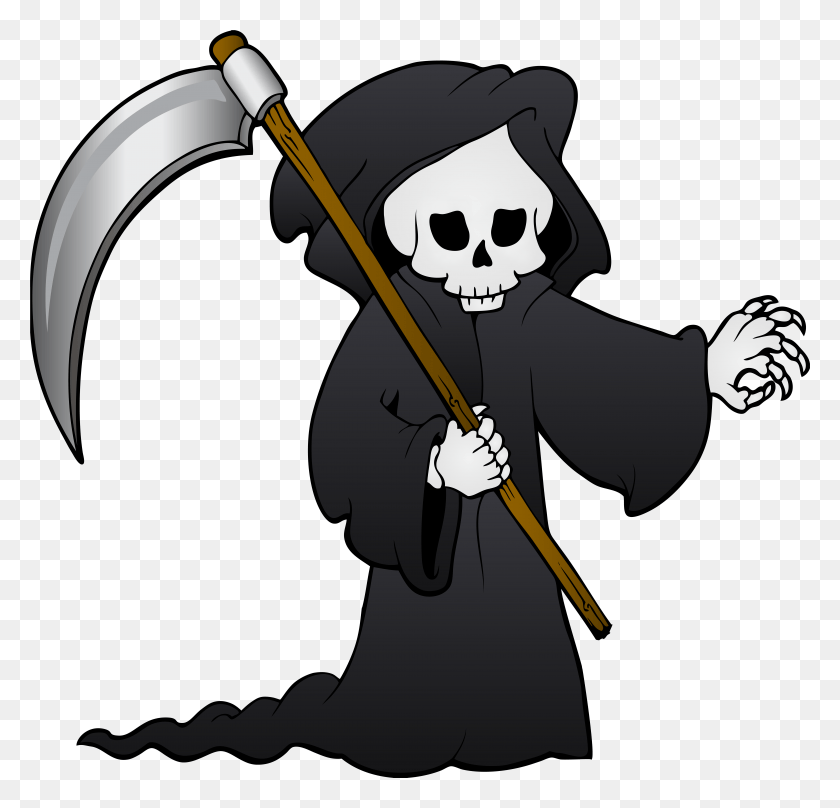 7935x7615 Grim Reaper Clip Art Image, Pirate, Ninja HD PNG Download