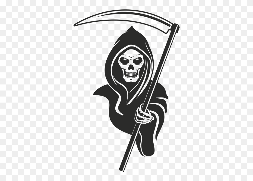 354x540 Grim Reaper Logo, Face, Weapon, Weaponry HD PNG Download