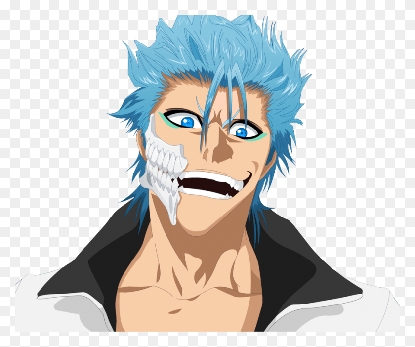 900x741 Grimmjow Grimmjow Jeagerjaques 26582380 900 Grimmjow, Face, Person, Human HD PNG Download