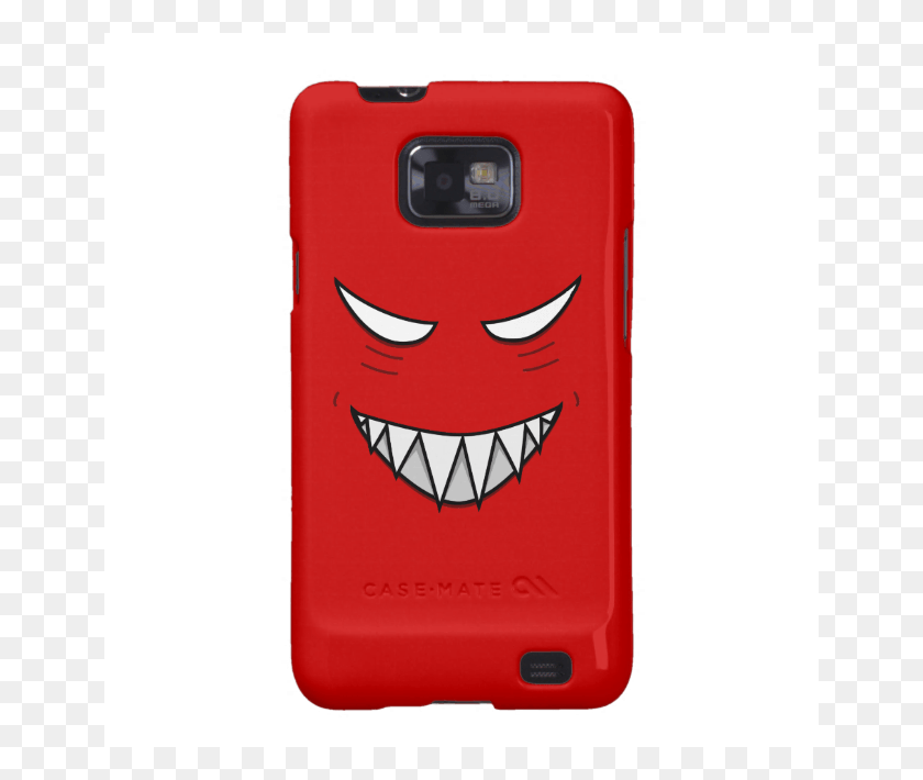 650x650 Grinning Face With Evil Eyes Red Galaxy S2 Covers Evil Pillows, First Aid, Electronics HD PNG Download