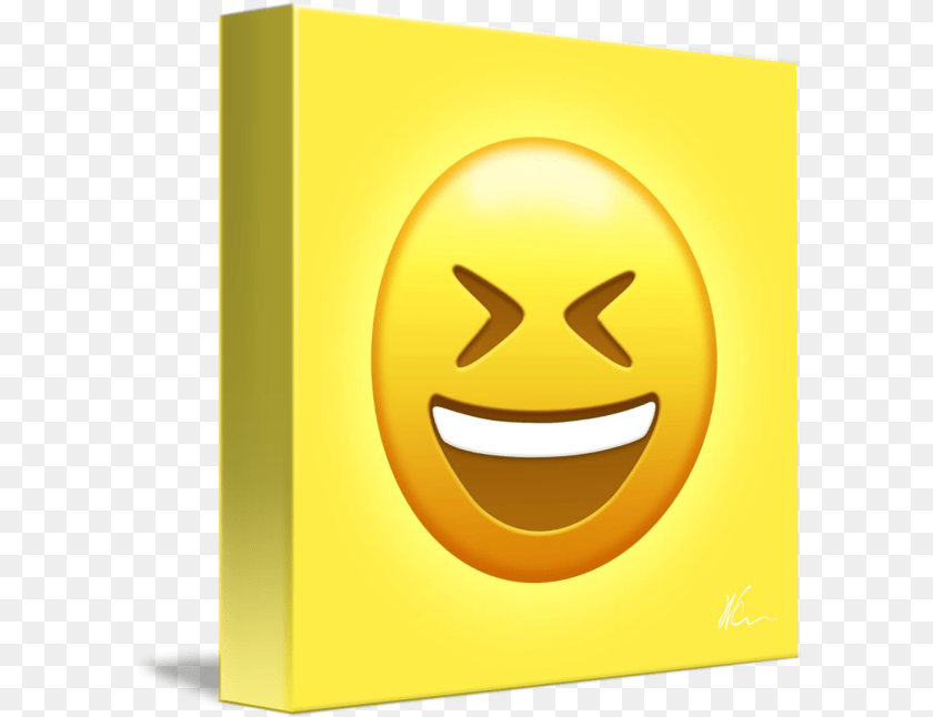 Grinning Squinting Face Emoji Happy, Food, Fruit, Plant, Produce Sticker PNG