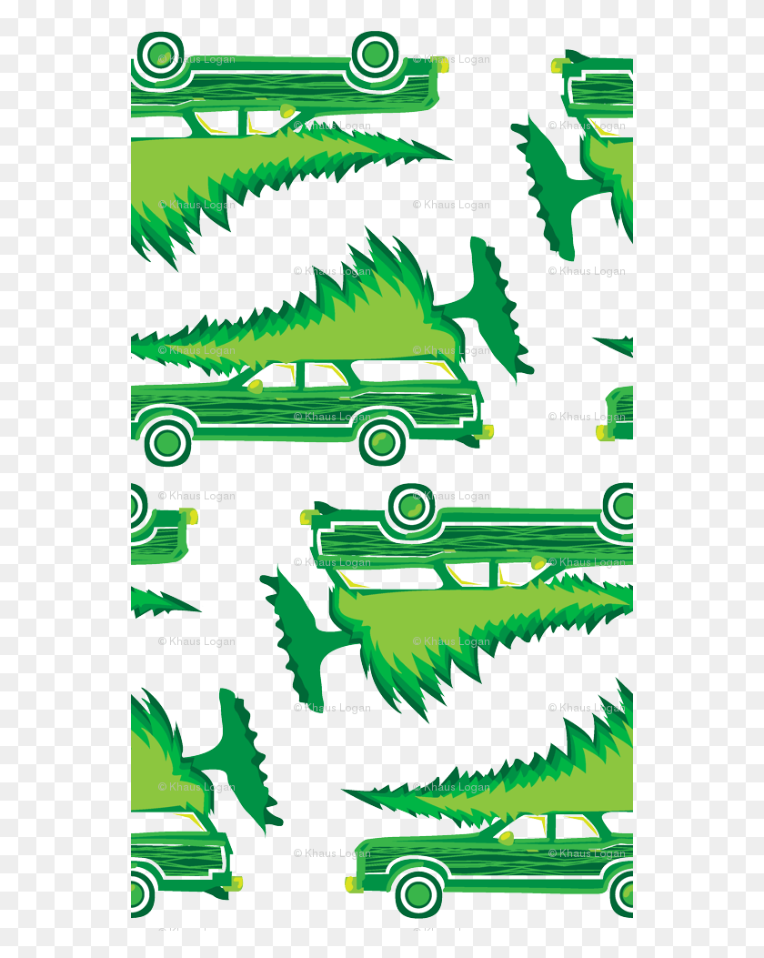 552x993 Griswold Family Christmas Station Wagon With Tree Green, Car, Vehicle, Transportation HD PNG Download