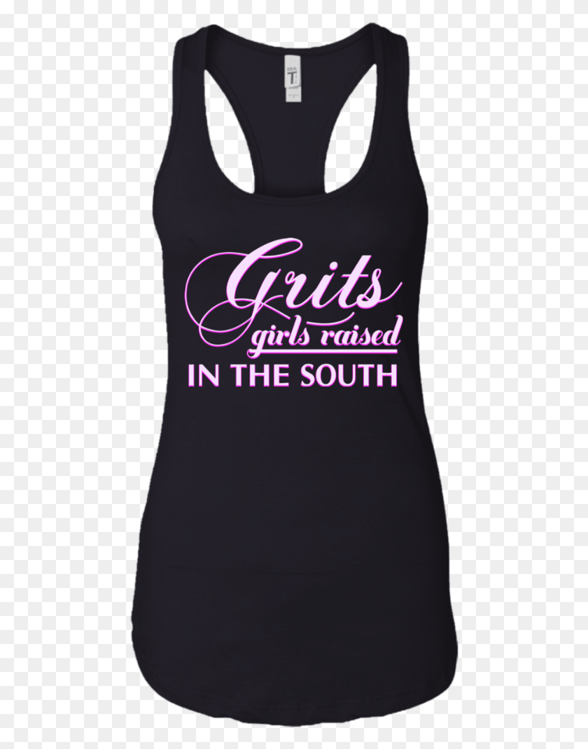471x1010 Grits Shirt Girls Raised In The South Racerback Tank Higher Further Faster Shirt Women, Clothing, Apparel, Tank Top Descargar Hd Png