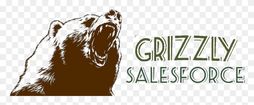 1093x405 Grizzly Sales Force Grizzly Salesforce, Outdoors, Text, Nature HD PNG Download