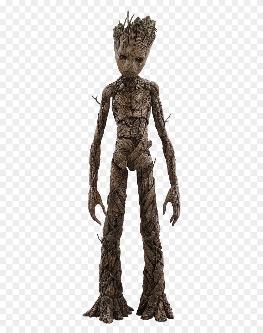 315x1001 Groot Avengers Groot Avengers Infinity War, Doll, Toy, Wood HD PNG Download