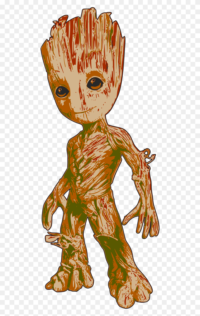 500x1267 Groot Guardians Of The Galaxy Cartoon, Person, Human HD PNG Download