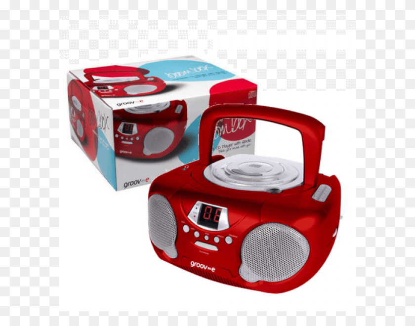 600x600 Descargar Png Groov E Boombox Reproductor De Cd Portátil Con Radio Y Auriculares Reproductor De Cd, Electrónica, Estéreo, Estéreo Hd Png