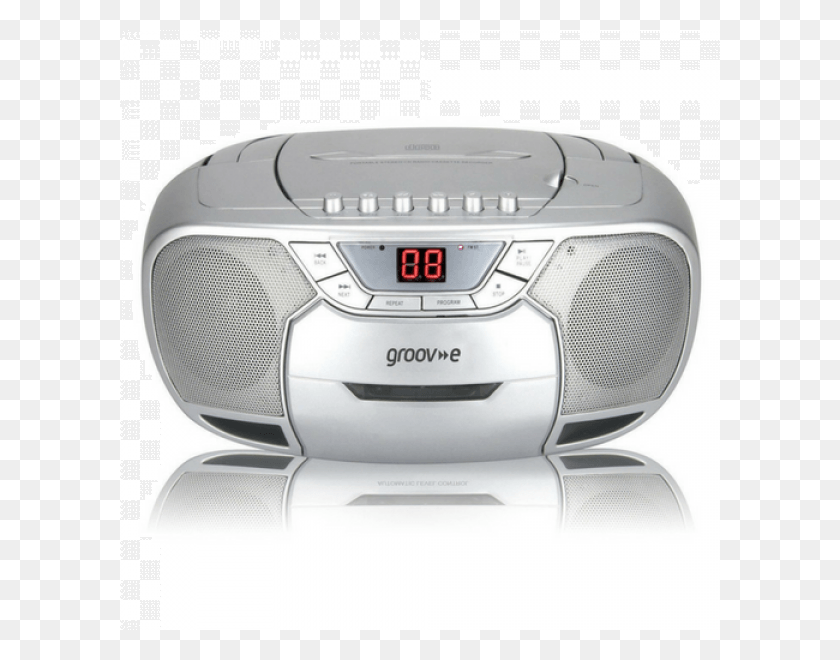 600x600 Groov E Classic Boombox Portable Cd Amp Cassette Player Boombox, Electronics, Helmet, Clothing HD PNG Download