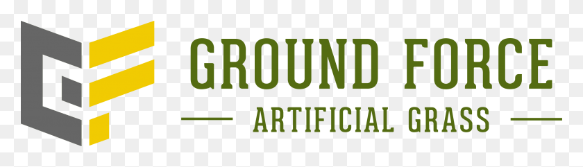 3194x745 Ground Force Artificial Grass Logo Graphics, Word, Text, Alphabet HD PNG Download