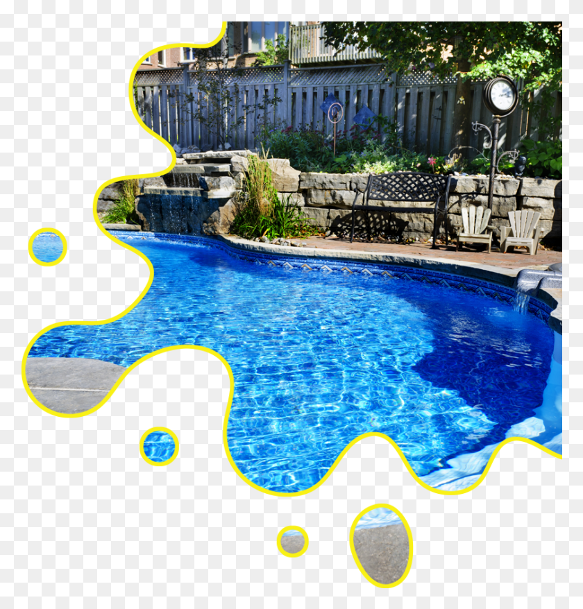 842x884 Ground Vs Above Ground Pool, Water, Building, Hotel Descargar Hd Png