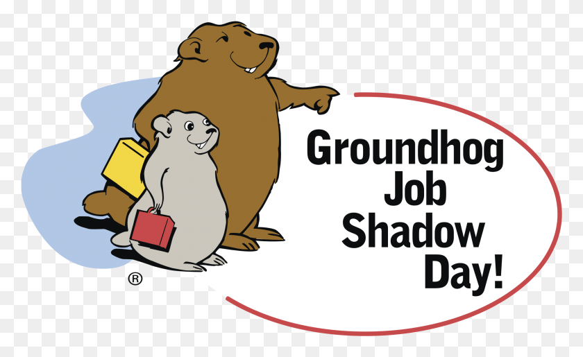2191x1279 Groundhog Job Shadow Day Logo Transparent Groundhog Job Shadow Day, Mammal, Animal, Rodent HD PNG Download