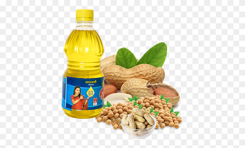 421x449 Groundnut Oil Manufacturer Saraswati Industries Groundnut Natural Foods, Plant, Nut, Vegetable HD PNG Download