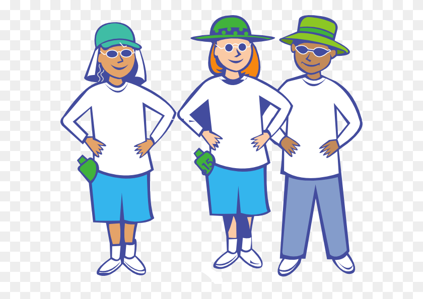 600x534 Group Of People Clip Art, Person, Human, Hat HD PNG Download