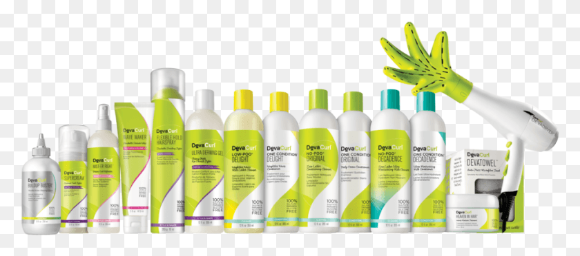 926x371 Groupshot Deva Curls, Bottle, Sunscreen, Cosmetics HD PNG Download