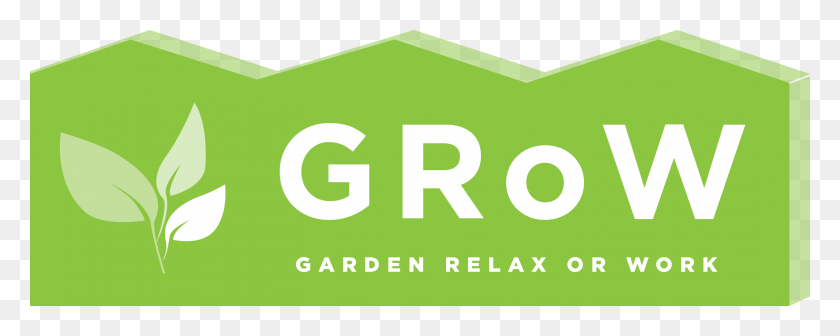 2906x1032 Grow House Logo Green Grow Logo, Text, Word, Icing HD PNG Download