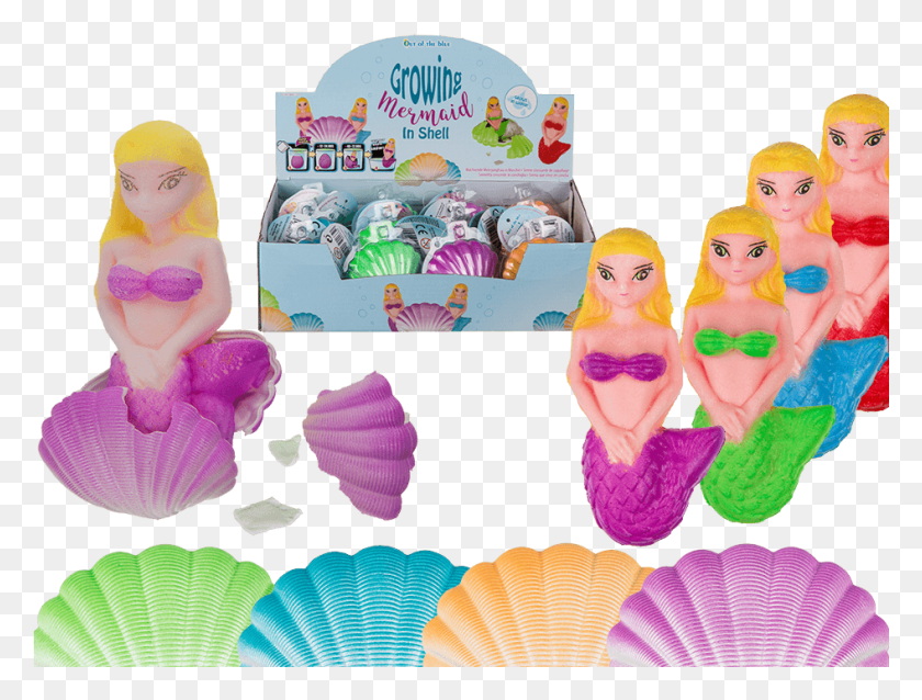 946x702 Growing Mermaid In Shell, Sweets, Food, Confectionery Descargar Hd Png