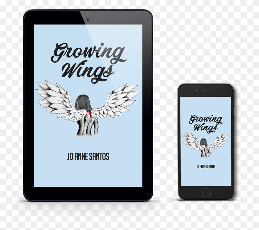 2613x2301 Growing Wings By Jo Anne Santos, Mobile Phone, Phone, Electronics HD PNG Download