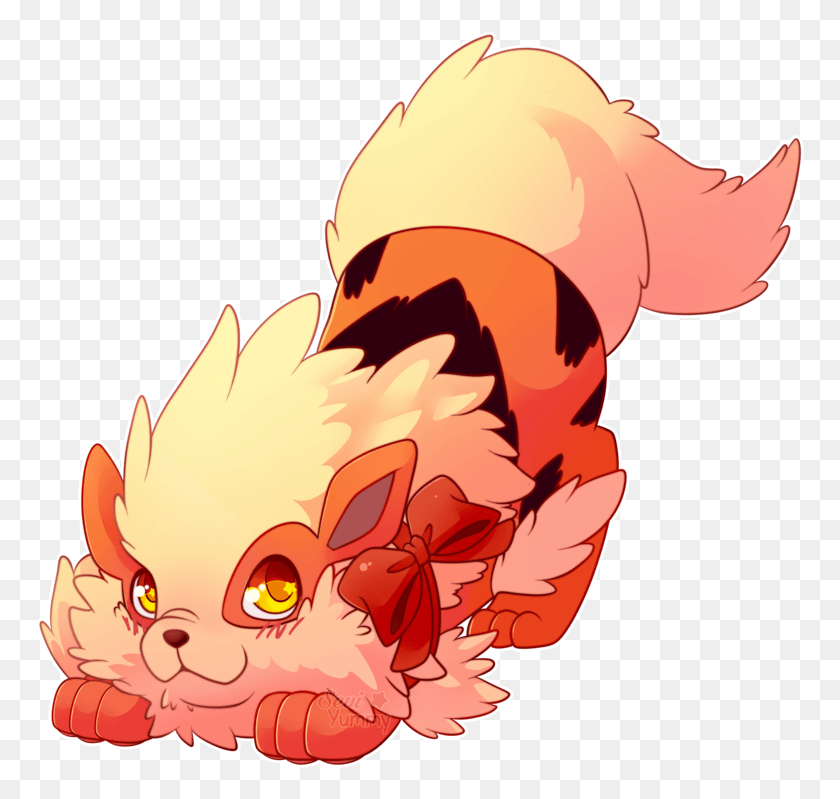 770x739 Growlithe Chibi Growlithe Chibi, Plant, Angry Birds HD PNG Download