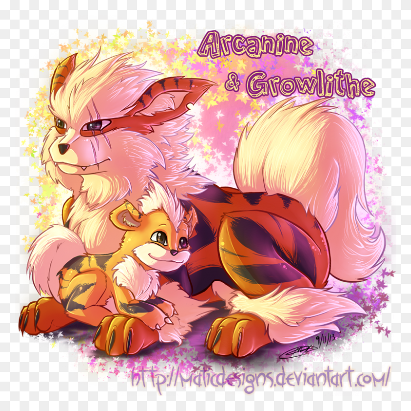 800x800 Growlithe Drawing Fire Red Art Growlithe And Arcanine, Графика, Одежда Hd Png Скачать