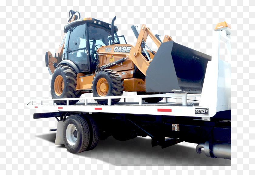 682x517 Grua Rollback Bulldozer, Vehicle, Transportation, Tractor HD PNG Download