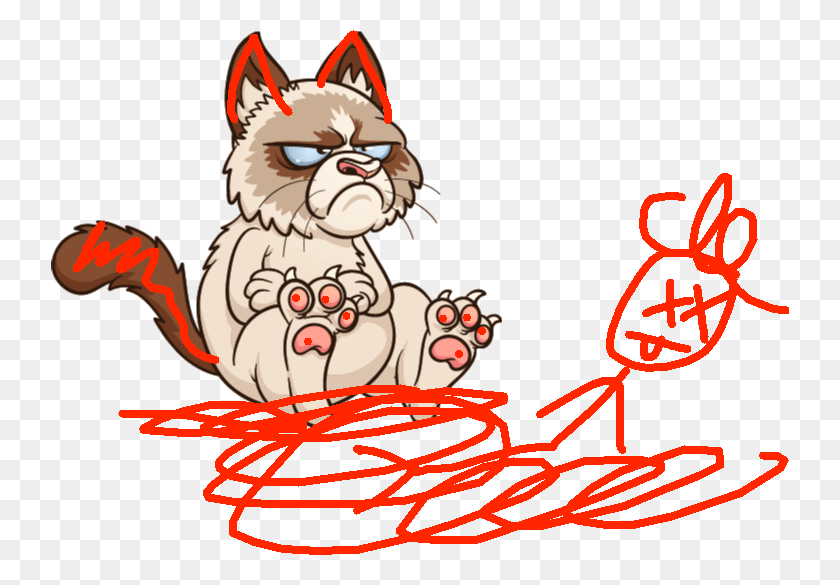 738x525 Descargar Pnggrumpy Cat Grumpy Cat Cartoon, Animal, Mamífero Hd Png