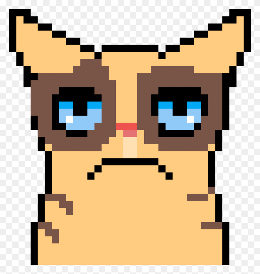 1122x1188 Grumpy Cat Gt Gif, Rug, Minecraft, Face HD PNG Download