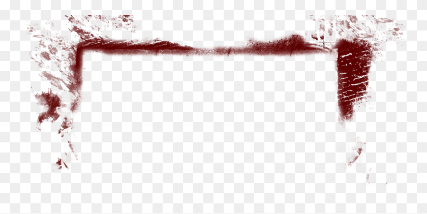 1000x464 Grunge Border Red Grunge Border, Outdoors, Plant, Food HD PNG Download