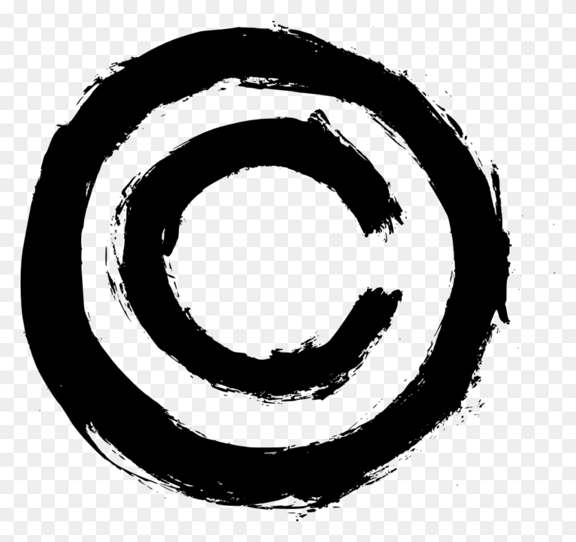 1024x959 Grunge Copyright Symbol Copyright Symbol Transparent, Gray, World Of Warcraft HD PNG Download