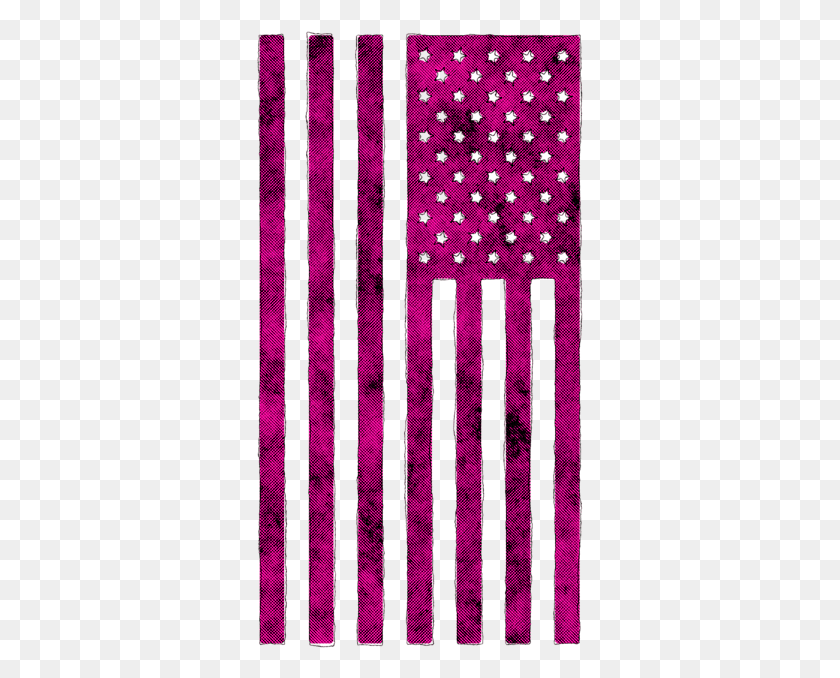 327x618 Grunge Distressed Style American Flag Graphic In Distressed American Flag Graphic, Purple, Rug, Texture HD PNG Download
