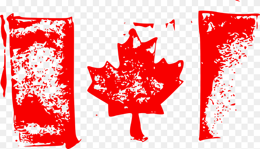 Grunge Flag Of Canada 2 Flag, Plant, Leaf, Adult, Wedding Clipart PNG