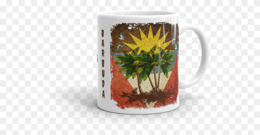 523x376 Grunge Flag White Glossy Mug Coffee Cup, Cup, Soil, Pineapple HD PNG Download