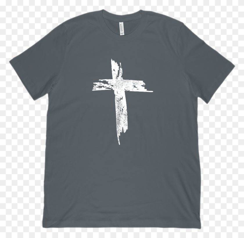 966x942 Grunge Jesus Christian Cross Grunge Unisex Philip Mudd Young, Clothing, Apparel, Cross HD PNG Download